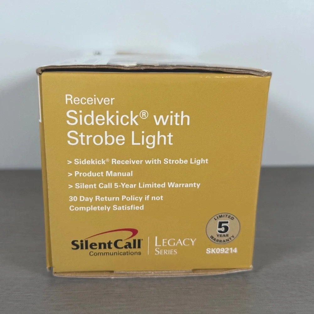 Silent Call Sidekick Receiver Strobe Light SK09214 Legacy Series 318MHz Alert